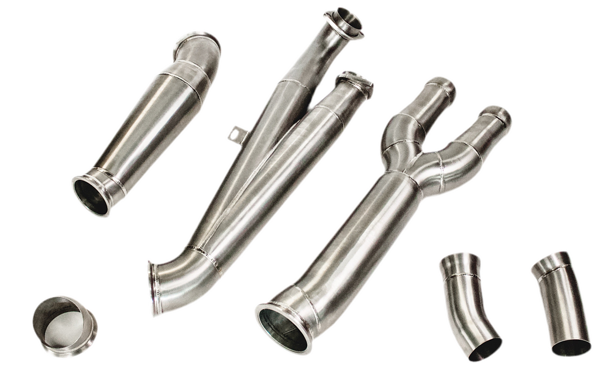 V2 Modular Midpipe G8X ( Brace Included ) - Backorder September 15