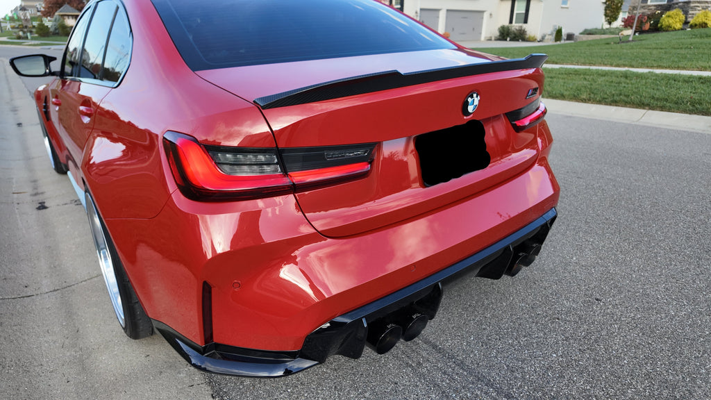 G80 Dry Carbon Fiber Rear CS Spoiler