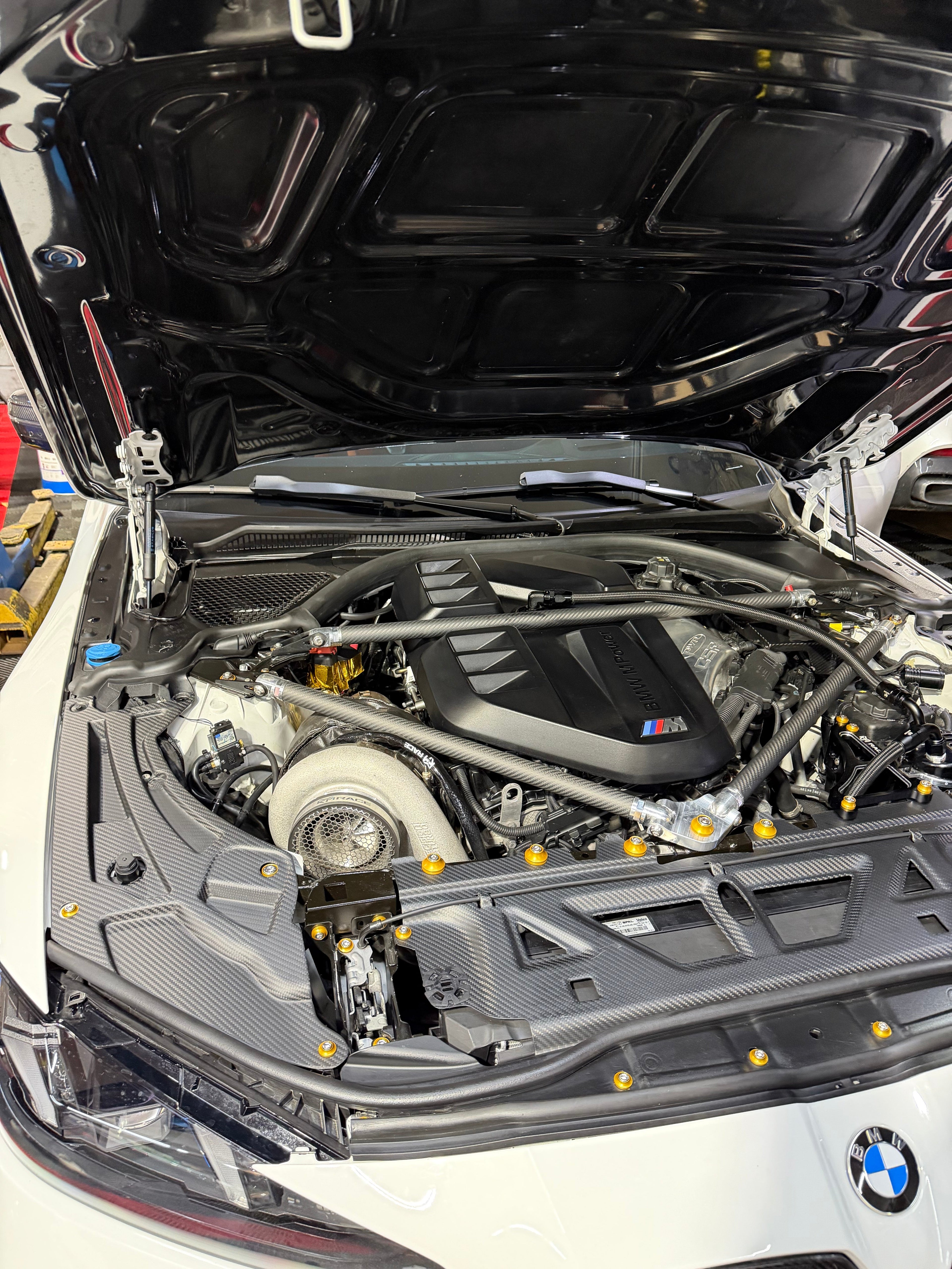 G8X Dry Carbon Fiber Headlight Covers